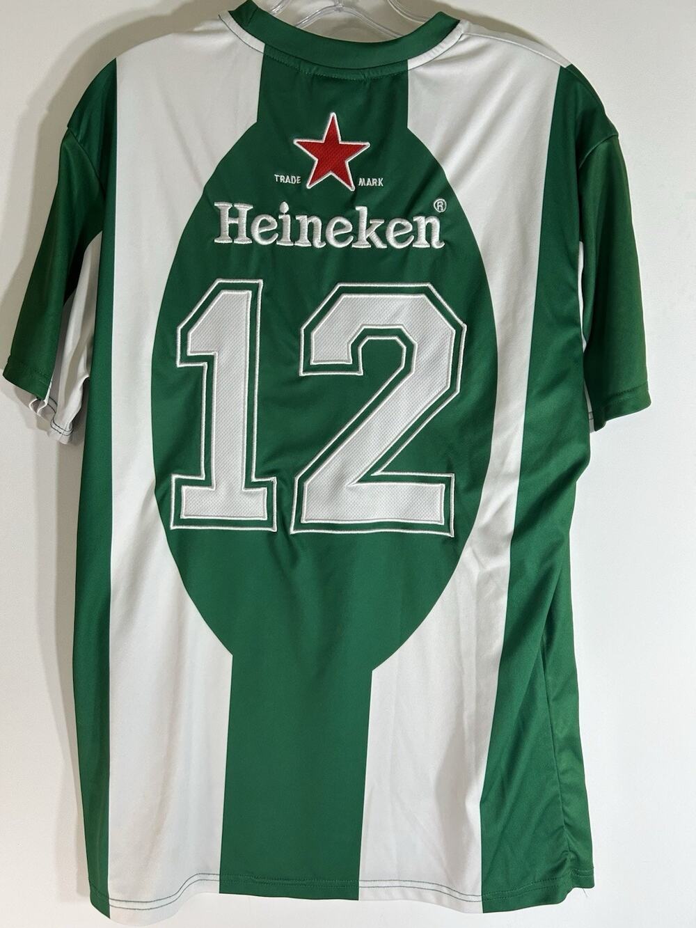 Heineken UEFA Champions League #12 Vintage Soccer Futbol Jersey Men’s Size L